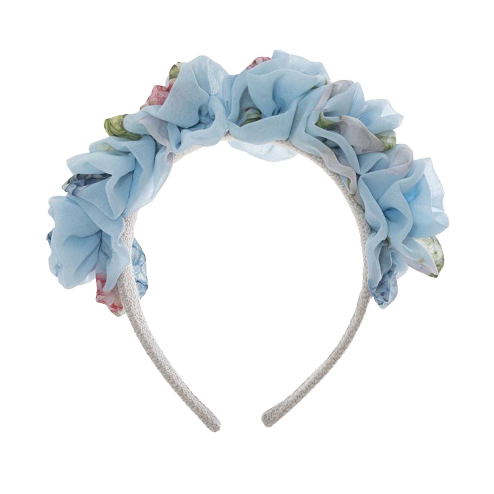 Patachou Girls Blue Floral Headband ...